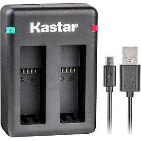 Kastar Dual USB Charger for GoPro ASBBA-001 Battery and Gopro Fusion 360-Degree Action Camera