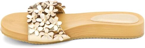 جوز الهند بواسطة Matisse Womens Chelsea Floral Slide Sandals عرضية منخفضة منخفضة الكعب 1-2 " - أبيض in Saudi Arabia