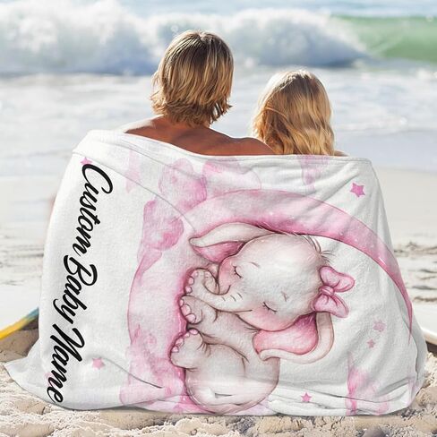 بطانيات اسم مخصصة للأطفال ، بطانيات مخصصة لطفل الأطفال الرضع ، هدايا بابيس لهدايا أعياد الميلاد للبنين والبنات أطفال في سن المراهقة ، أمي الجديدة ، 30 "x40" in Kuwait