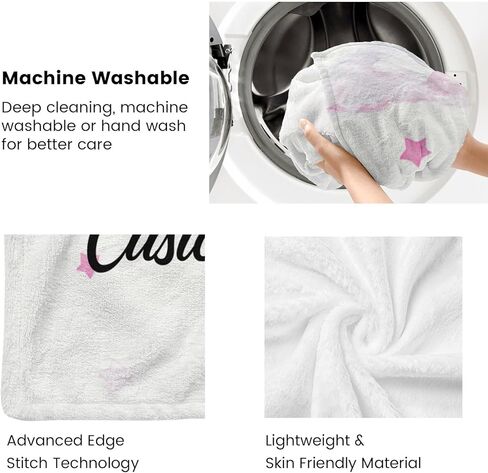 بطانيات اسم مخصصة للأطفال ، بطانيات مخصصة لطفل الأطفال الرضع ، هدايا بابيس لهدايا أعياد الميلاد للبنين والبنات أطفال في سن المراهقة ، أمي الجديدة ، 30 "x40" in Kuwait