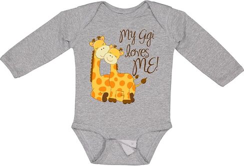 inktastic My Gigi Loves Me Long Sleeve Creeper in Saudi Arabia