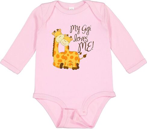 inktastic My Gigi Loves Me Long Sleeve Creeper in Saudi Arabia