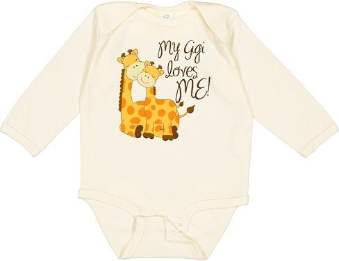 inktastic My Gigi Loves Me Long Sleeve Creeper in Saudi Arabia