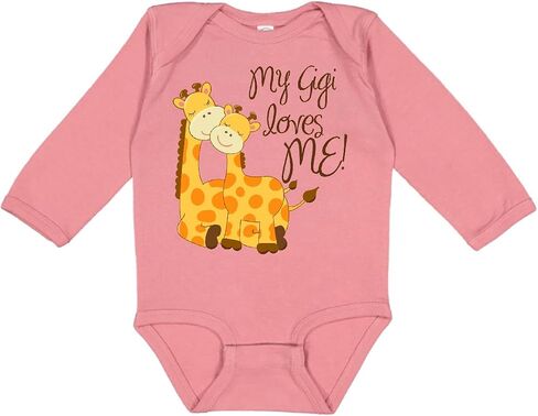 inktastic My Gigi Loves Me Long Sleeve Creeper in Saudi Arabia