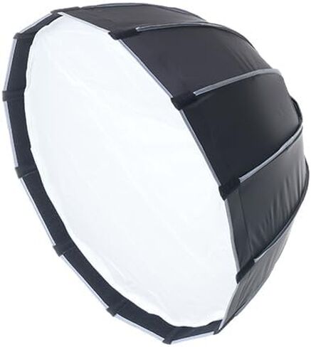 REFLEX CAMERA 90cm Deep Parabolic Softbox Diffuser Kit – Bowens Mount, Professional Lighting with Grid & Dual Diffusers for Photography & Video, Quick Setup, Studio/Outdoor Use in Saudi Arabia