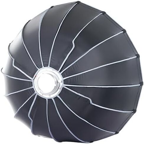 REFLEX CAMERA 90cm Deep Parabolic Softbox Diffuser Kit – Bowens Mount, Professional Lighting with Grid & Dual Diffusers for Photography & Video, Quick Setup, Studio/Outdoor Use in Saudi Arabia