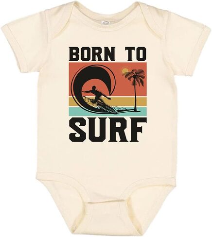 Born to Surf Baby Infant Bodysuit in Saudi Arabia