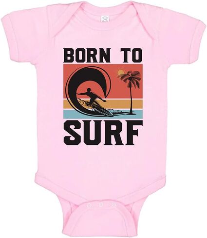 Born to Surf Baby Infant Bodysuit in Saudi Arabia