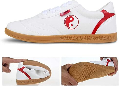 أحذية تاي تشي كونغ فو للنساء ، حذاء رياضي للفنون القتالية الصينية التقليدية Qi Gong Beijing Trainer Wing Chun slipper in Kuwait
