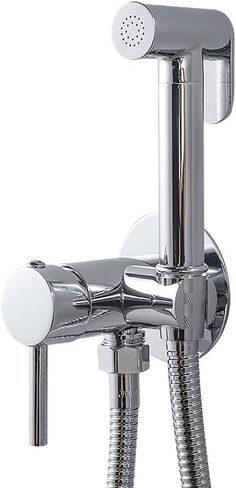 PortableSprayer Brass Toilet Faucet Hot Cold Water Bathroom Mixer Valve Set Hygienic Shower(E) in Kuwait