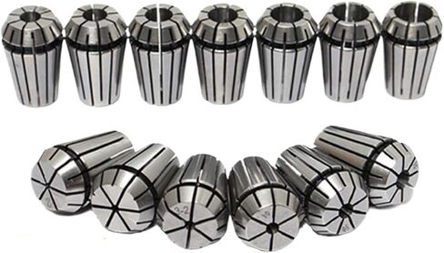 ER11 ER16 ER20 ER25 Collet Chuck Set 1-16mm Spring Collet For Machining Center Engraving Machine Lathe Mill Tool ER Collet(ER25 10pcs (1-16mm)) in Saudi Arabia