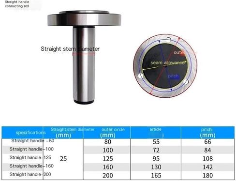 Three Jaw Chuck Connecting Rod Three Jaw Chuck Connecting Plate 80 100 125 160(22) in Saudi Arabia
