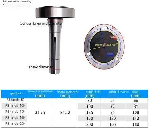 Three Jaw Chuck Connecting Rod Three Jaw Chuck Connecting Plate 80 100 125 160(22) in Saudi Arabia
