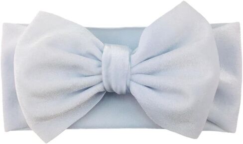 طفلة الطفلة 7 '' ناعمة كبيرة Bowknot Velvet Velvet Toddler Hairband for Photography Travel Party Fortival in Kuwait