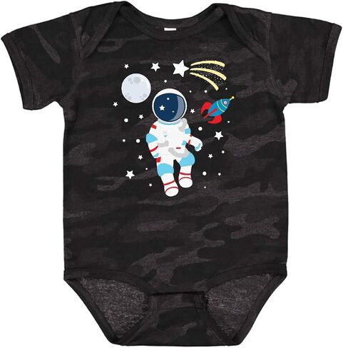 رائد فضاء inktastic The Moon Spaceship و Roofing Star Babysuit in Kuwait