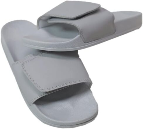 Custom Slides Sandals Shoes with Adjustable Strap Add your Text or Image in Saudi Arabia