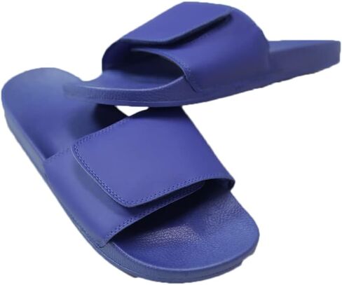 Custom Slides Sandals Shoes with Adjustable Strap Add your Text or Image in Saudi Arabia