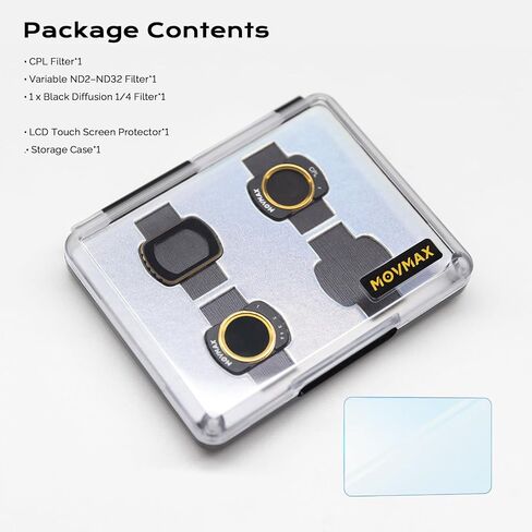 Movmax 0.72x عدسة الزاوية العريضة المتوافقة مع ملحقات التحرير والسرد Creator Pocket 3 ، FOV الموسعة من 112 درجة ، عدسة كاميرا الحركة غير المغلفة المغناطيسية in Kuwait