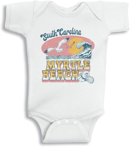 Taty Kids Vacation Myrtle Beach Baby Bodysuit in Kuwait
