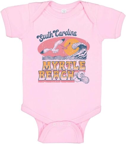 Taty Kids Vacation Myrtle Beach Baby Bodysuit in Kuwait