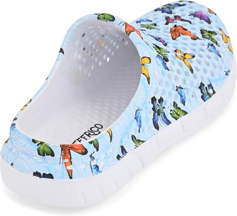 Comfort Trends Slip-On Casual Medical EVA Clogs, Colorful Butterfly Womens' Comfort Ventilated Breathable Everyday Shoes Garden EVA Clogs in Saudi Arabia
