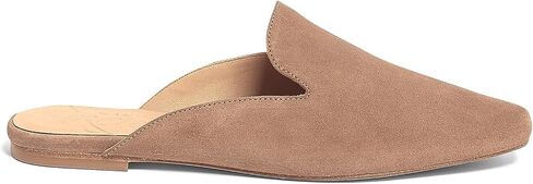 Anthony Veer Lara Suede Flat Mule for Women | Handcrafted in Italian Suede | Ortholite Bedded Insoles | Square Toe & Rubber Heel in Saudi Arabia