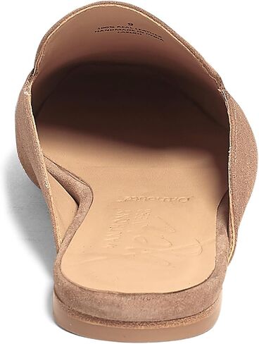Anthony Veer Lara Suede Flat Mule for Women | Handcrafted in Italian Suede | Ortholite Bedded Insoles | Square Toe & Rubber Heel in Saudi Arabia