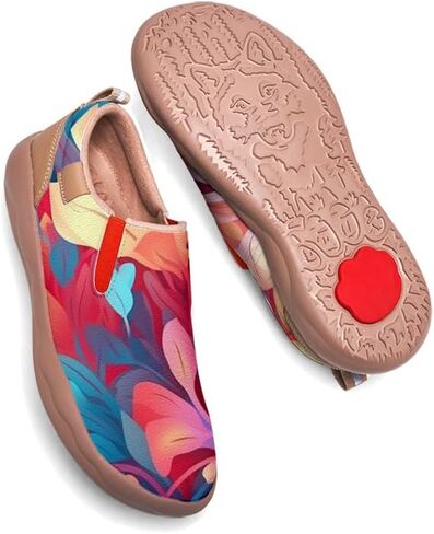 Women's Painted Travel Loafers Slip On Sneakers Casual Comfortable Walking Lightweight Nurse Shoes in Saudi Arabia