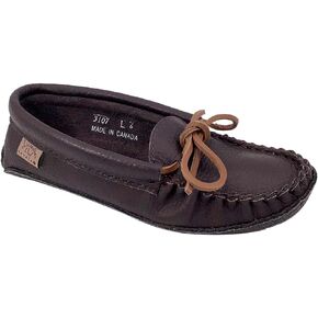 Laurentian Chief Women's Buffalo Hide Earthing Moccasins