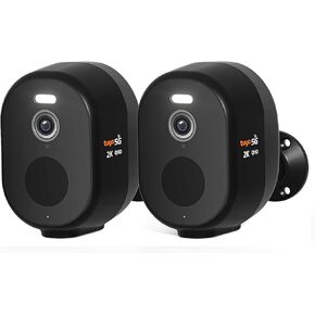 Rraycom 5g/2.4g كاميرات الأمان اللاسلكية في الهواء الطلق ، كاميرا داخلية/واي فاي تعمل بالبطارية 2K للأمن المنزلي مع اكتشاف حركة الذكاء الاصطناعي ، إنذار صفارات الإنذار ذات الاتجاهين ، ومقاوم للماء ، وأعمل مع Alexa ، Cloud/SD