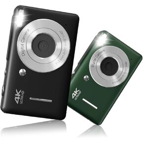 Vintage Digital Camera, FHD 1080P Digital Camera for Kids with 16X Zoom, 32GB SD Card, Face Detect, Smile Capture, Anti Shake, Compact Point and Shoot Camera Small Camera for Teens