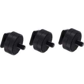 3Pcs Dual Hot Shoe Adapter for LED Lights Monitors and Cameras Versatile Cold Shoe Mount for Tripod Screw Conversion for Photography Enthusiasts