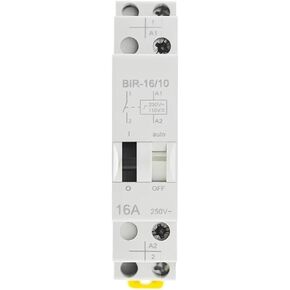 16A AC230V DC110V 24V Dual Voltage Relay Household Control Relay Auto Control Relay for Lighting Circuit(AC24V - DC12V)