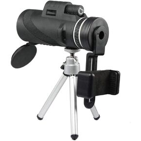 Monoculars Telescope High Power 10x42 BAK4 Prism Lens Monocular Telescope Compact with Monocular with and Tripod Binoculars