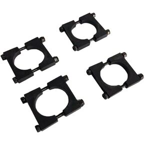 4PCS 10mm/16mm/20mm/25mm Carbon Tube Clip Mount Frame Arm Holder Pipe Clamp for RC Drone Quadcopter Multi-Axis Fix Wing Aircraft(Nylon Fiber 10mm)