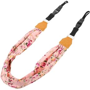 MERRYHAPY 1pc Scarf Camera Strap Camera Wrist Strap Shoulder Belts Sling Neck Crossbody Cotton Neck Pattern Digital Pink
