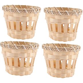 4pcs Drum Lamp Shade Cover Indoor Light Cover for Boho and Farmhouse Decor Natural Woven Design for Ceiling and Chandelier Lighting