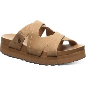 BEARPAW Women's Crux Iced Coffee Sandal Size 6