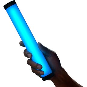 NANLITE PavoTube II 6C 10-Inch RGBWW LED Tube Light, 2700K-7500K Bi-Color, 360° Full Spectrum, CRI 98+, Built-in Battery & App Control, Compact Video Light for Photography, Filmmaking