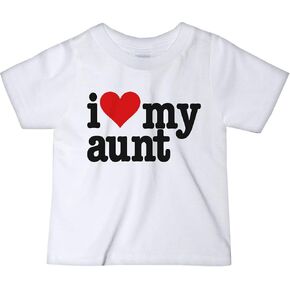 CarefreeTees I Love My Aunt (With Heart) Baby Bodysuit or T-Shirt