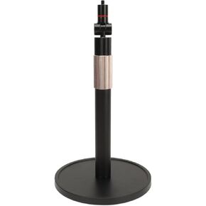Acouto Projector Floor Stand with Alloy Steel Base, Compatible with Cameras & Phones, 360° Rotation & 90° Tilt for Versatile Use