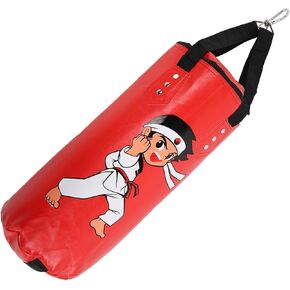 Kid Boxing Sandbag with Zipper Closure, Quadruple Padding, Suitable for Children and Teenagers, 2 Colors to Choose from, for Muay Thai Training