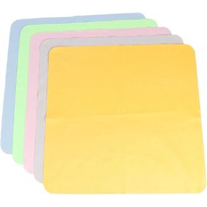 Gadpiparty Cleaning Cloth Pack 5pcs Microfiber Screen for Phone Computer Glasses Lens Delicate Soft Material Random Color