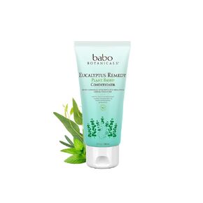Babo Botanicals Eucalyptus Remedy Complementer - تنشيط الأوكالبتوس ، Rosemary & Pepermint - لجميع الأعمار - مكيف إعادة التوازن لجميع أنواع الشعر - نباتي