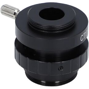 Microscope Interface Adapter, Good Compatibility Metal and Optical Glass Sturdy Easy Using CTV Lens Adapter Multifunctional for Industries (SZMC TV1/3)