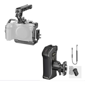 طقم قفص الكاميرا SmallRig R6 II Hawklock لـ Canon+Leghless Detating Side مع كابلات تحكم Trigger Rec & 2