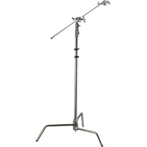 Stainless Steel Photography，Light Stand, Adjustable Height 150-300cm, 20Kg Load Bearing, for Light Stand Flash Stand Softboxes, Lights, Umbrellas, Backgrounds