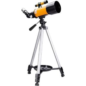 70mm Refractor Telescope for Adults & Beginners, 400mm Focal Length, Clear Astronomy Views, Ideal for Stargazing & Planet Observation(Khaki)