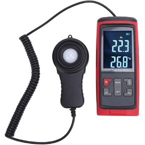 Digital Illuminance Meter Luminous Flux Handheld Tester Light Portable Ambient Sensor Photometric