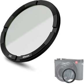 JJC UV Filter for Leica Q3 43 & Q3 Digital Camera, Ultra Slim UV Protection Filter with 19 Multi-Layer Coating, Aluminum Frame and Includes a Storage Case